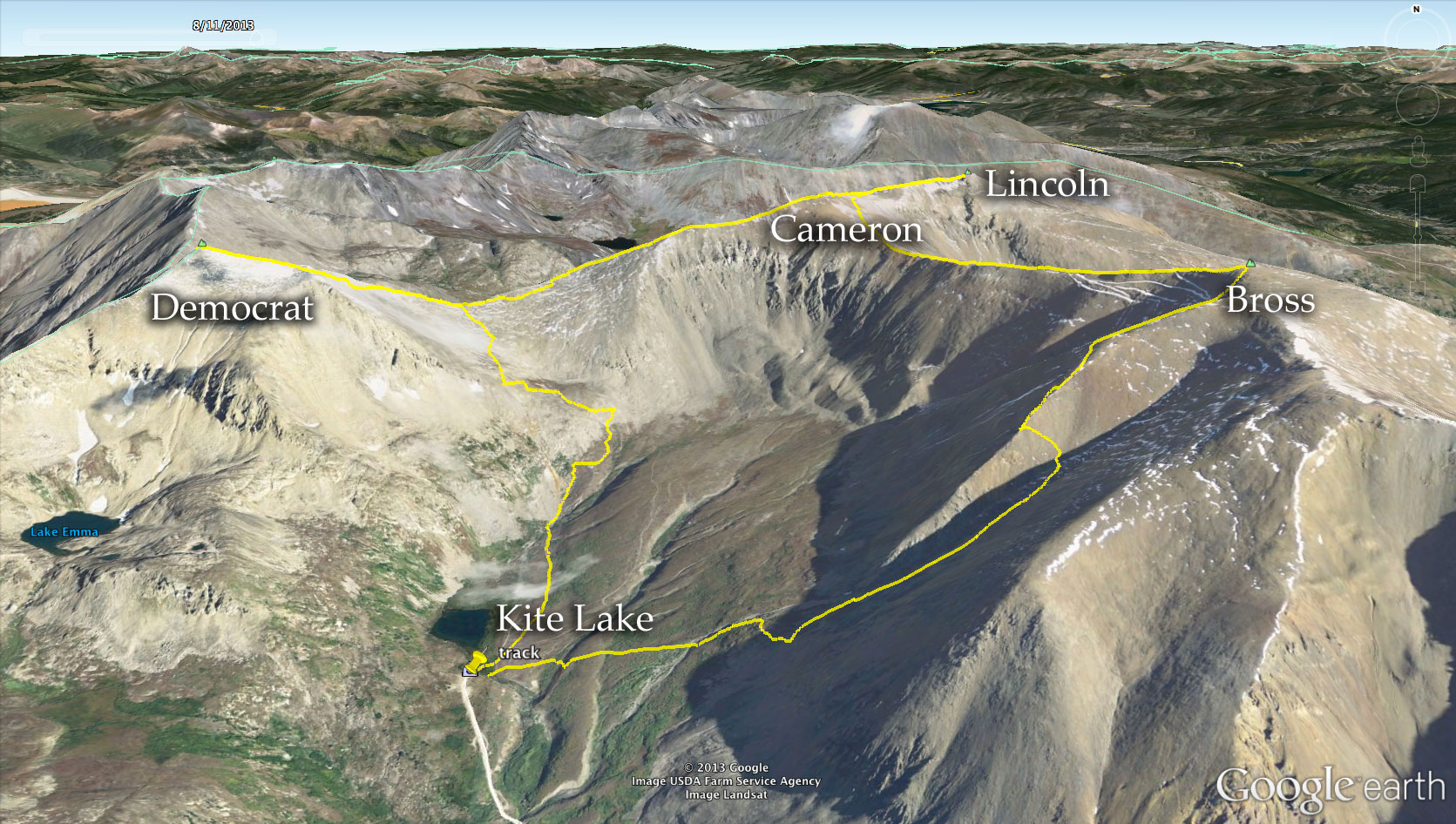 14er Access:  Boundaries and Intersections of Public and Private Lands